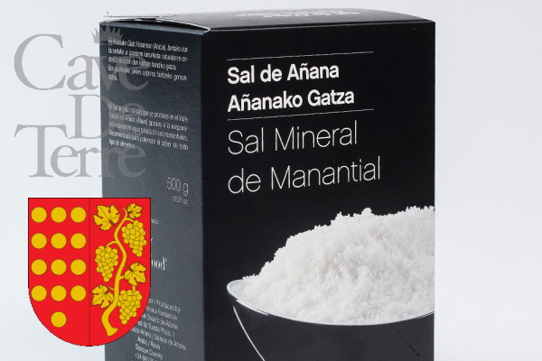 サル・デ・アニャーナ　アニャナ 泉の岩塩 250g/Sal de Anana Mineral de Manantial【スペイン・バスク・調味料】　※